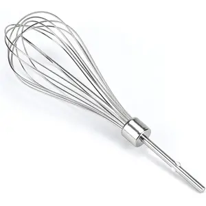 KHMPW Kitchen Mixer Attachments Hand Whisk Attachments KHMPW Stainless Steel Egg Beater/Whisk Attachment for Hand -Kitchen Mixer Attachments Hand Accessories by