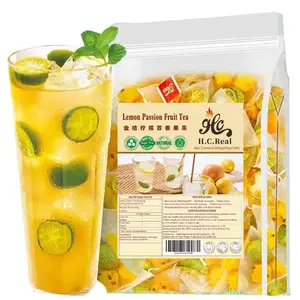 Natural Cold Brew Tea -Kumquat Lemon Passion Fruit Tea -Green Tangerine Fruit Tea Bags 200g(7.05 oz.)-Perfect for Office & OutdoorEnjoyment Passion Fruit Kumquat Tea Mix Beverage Lemonade Iced Tea loaded tea