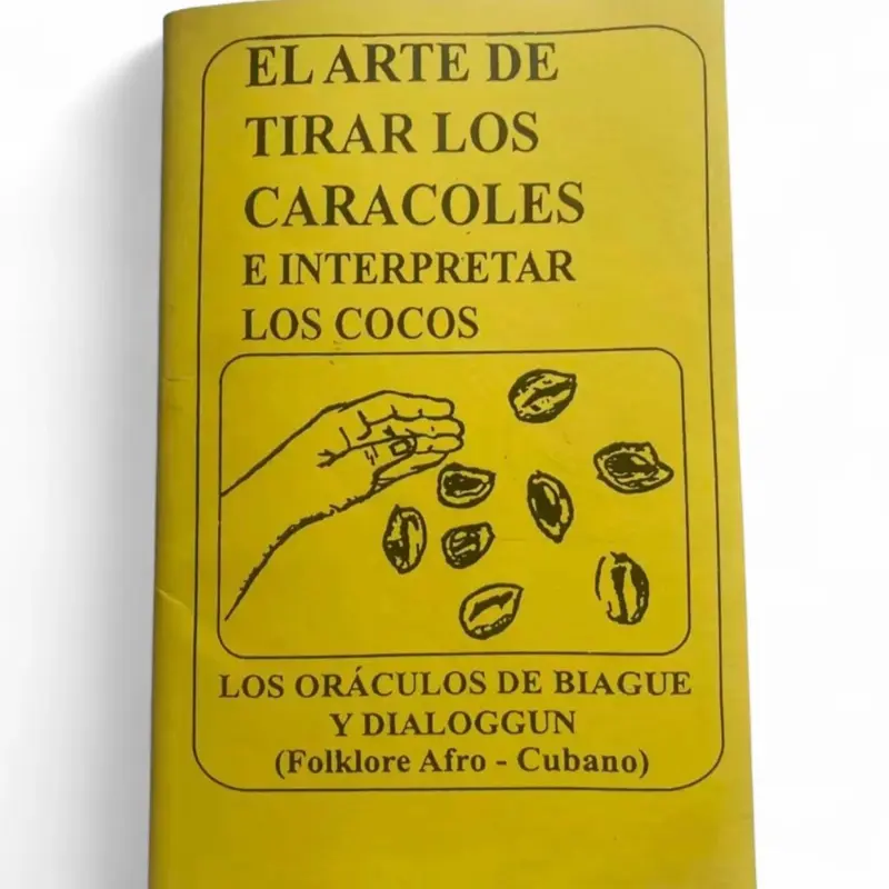 El Arte de Tirar los Caracoles e Interpretar los Cocos Book | Libro Afro-Cuban Santeria Divinat