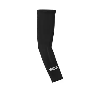Rival Speed Ventilated Full Arm Sleeve - Black Football Arm Guard with Mesh Zones & Moisture-Wicking Fabric for Enhanced Performance and Comfort