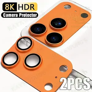 KAYKWONG'S 2 Sets of Camera Lens Protector for iPhone 17 Pro Max / 17pro/17 Air, HD Tempered Glass Design, Durable and Lightweight Protection, 4 Colors Options