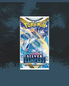 Pokémon TCG Scarlet and Violet Silver Tempest Booster Pack with 10 Collectible Trading Cards SWSH12 Live Shipping Included