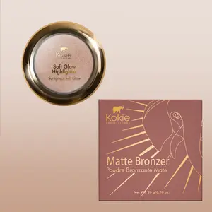 Kokie Professional Soft Glow Highlighter & Matte Bronzer Duo