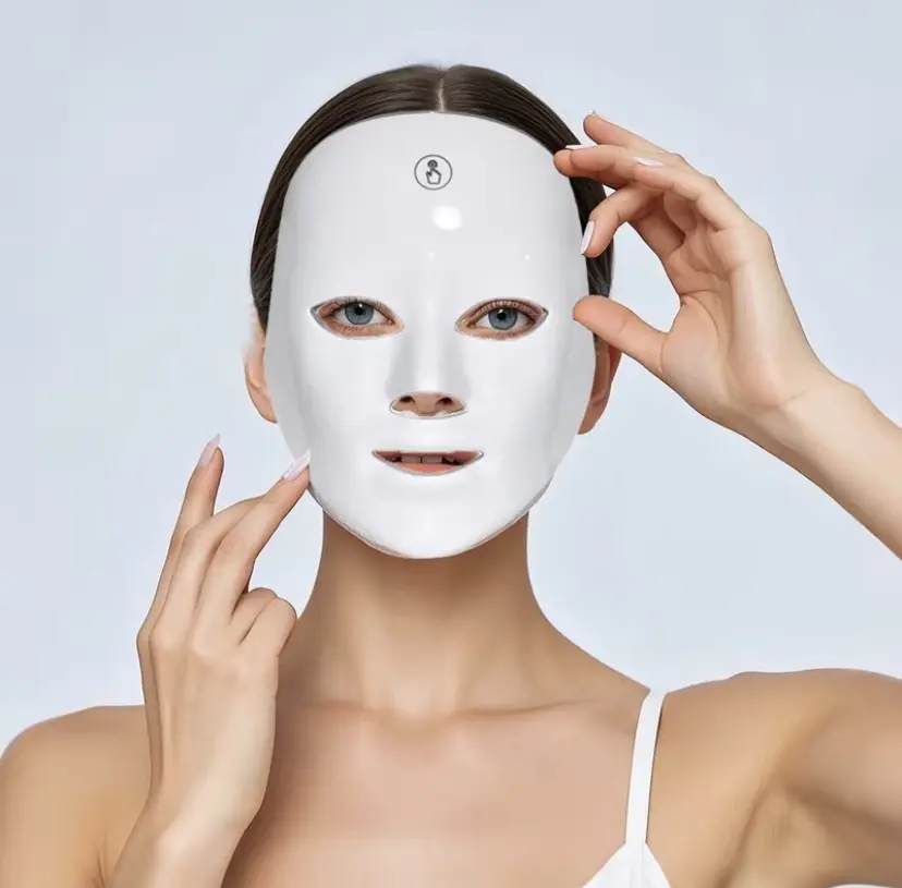 Seven-Color LED Facial Mask Therapy - Provides her with a radiant skincare solution - The perfect all-in-one Christmas gift, suitable for friends and a romantic Valentine's Day gift, ideal for women, girlfriends, and Mother's Day gifts tiktokshopspringglo