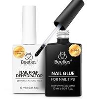 2Pcs 10ml Gel Nail Glue+Nail Prep Dehydrator