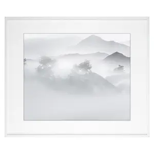 REGALWOVEN Aluminum Picture Frame for Photo and Poster, Decor Photo Frame for Tabletop Display, and Wall Hanging Picture Frames 20x24 Inch White