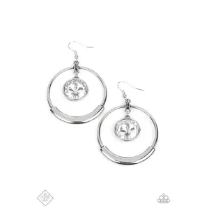 Urban Echo - White Earring
