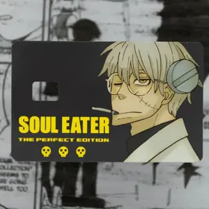 Professor Stein Credit and Debit Card Skin, Water Resistant Vinyl Sticker, Soul Eater The Perfect Edition Manga Cover Inspired For Fan