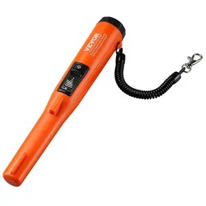 Father's Day Gift VEVOR Metal Detector Pinpointer, IP68 Fully Waterproof Handheld Pin Pointer Wand, 4.5" Detection Depth, 3 Modes, LCD Screen, Treasure Hunting Probe with Holster and 9V Battery, for Adults and Kids