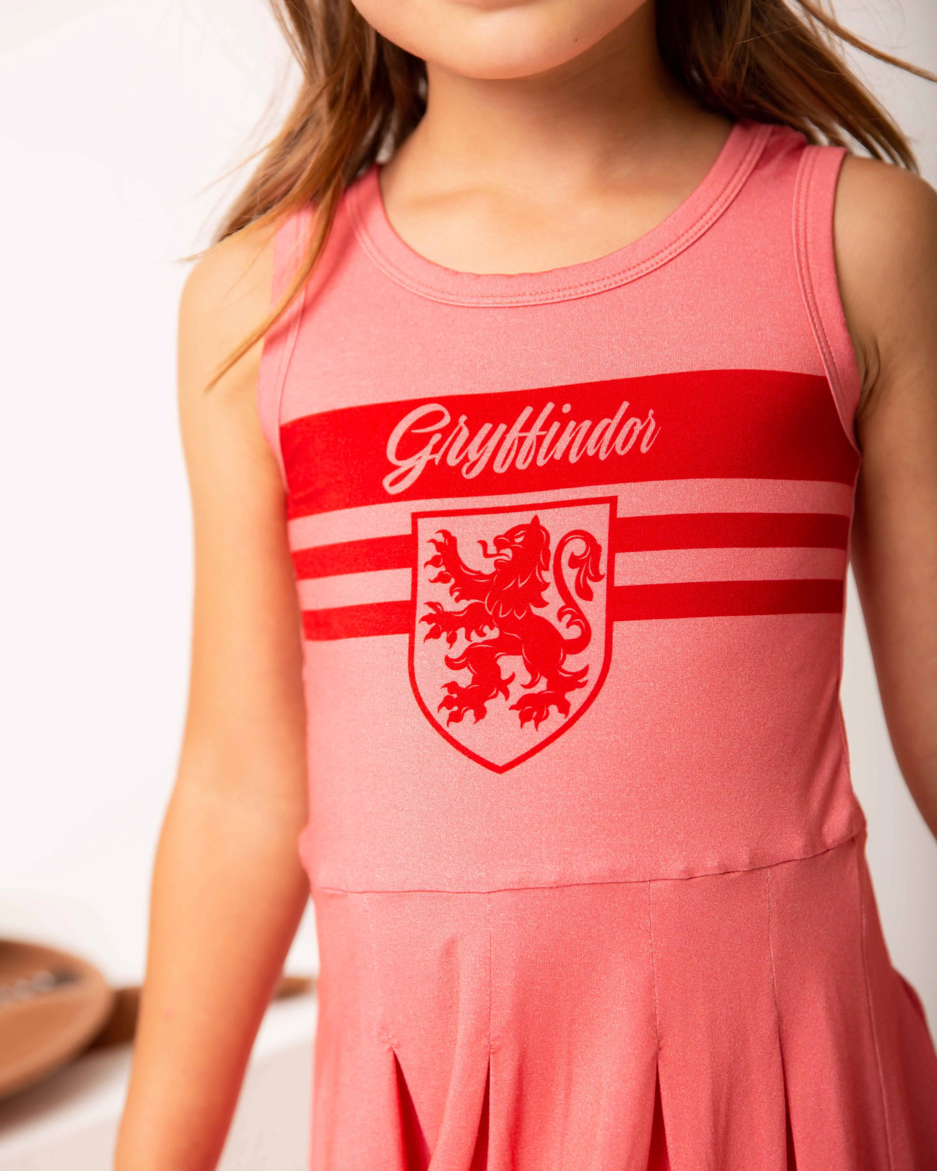 Harry Potter Team Gryffindor Girls Pleated Dress & Shorts Set