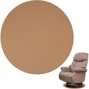 Round Non-Slip Floor Protector for Furniture - Durable Rubber Mat Prevents Scratches on Hardwood & Tile - Reusable Recliner Pad for Chairs & Sofas - Waterproof & Easy to Clean - Coffee Spill Resistant Surface door hinge adjustment tool