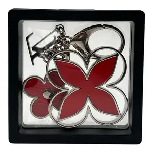 Pre-owned LOUIS VUITTON METAL Bag Accessories EPI RIMY BAG CHARM RED