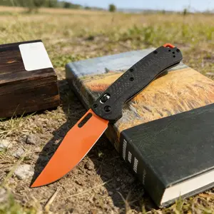15535 folding knife, carbon fiber handle, fruit knife, high-quality outdoor EDC pocket knife, multifunctional, durable, knives, men’s gift