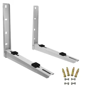 Foldable Condenser Mounting Bracket for Ductless Mini Split Systems