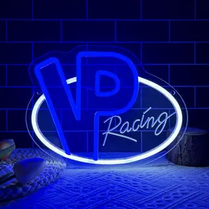 VP Racing Neon Signs for Wall Decor Neon Lights for Bedroom LED Signs Suitable for Man Cave、Birthday、Christmas Gifts for Boys