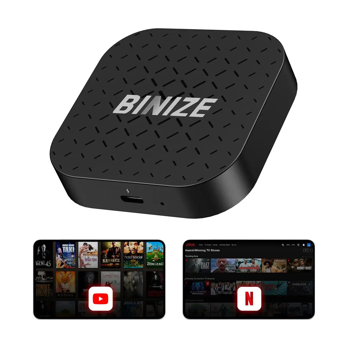 CarPlay Wireless Adapter AI Box for Vehicles Equipped with Original OEM Wired CarPlay or Android Auto