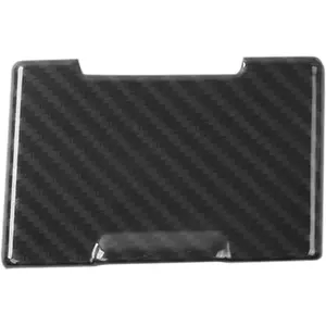 for Ford F150 2015-2020 Carbon Fiber Black Central Electrical Outlet Socket Trim Smoking Lighter Hole Cover for Ford F150 2015-2020(1pc,Carbon Fiber Black)