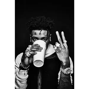 1pc Canvas Poster Young Boy Never Broke Again Room Decoration Wall Decor Canvas Printing Unframed