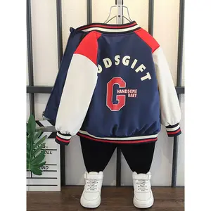 New1pc Formal Jacket, Y2K Style Comfortable and Stylish Kids' Jacket, Korean Style Girls' Outerwear, New Spring/Autumn Collection for Middle and Older Toddlers, Boys' Hooded Zip-Up Jacket, Fashionable