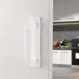 Door and window handles without punching, sliding door handles, wardrobe drawers, cabinet doors, glass door handles, simple and visible installation handles