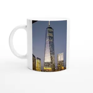 NYC World Trade Center (at Dusk)- White 11oz Ceramic Mug