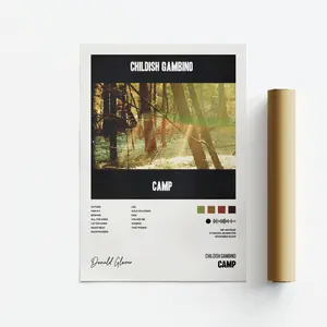 Childish Gambino, Camp, Album Art Poster, Print, Music, Tracklist 45740 370