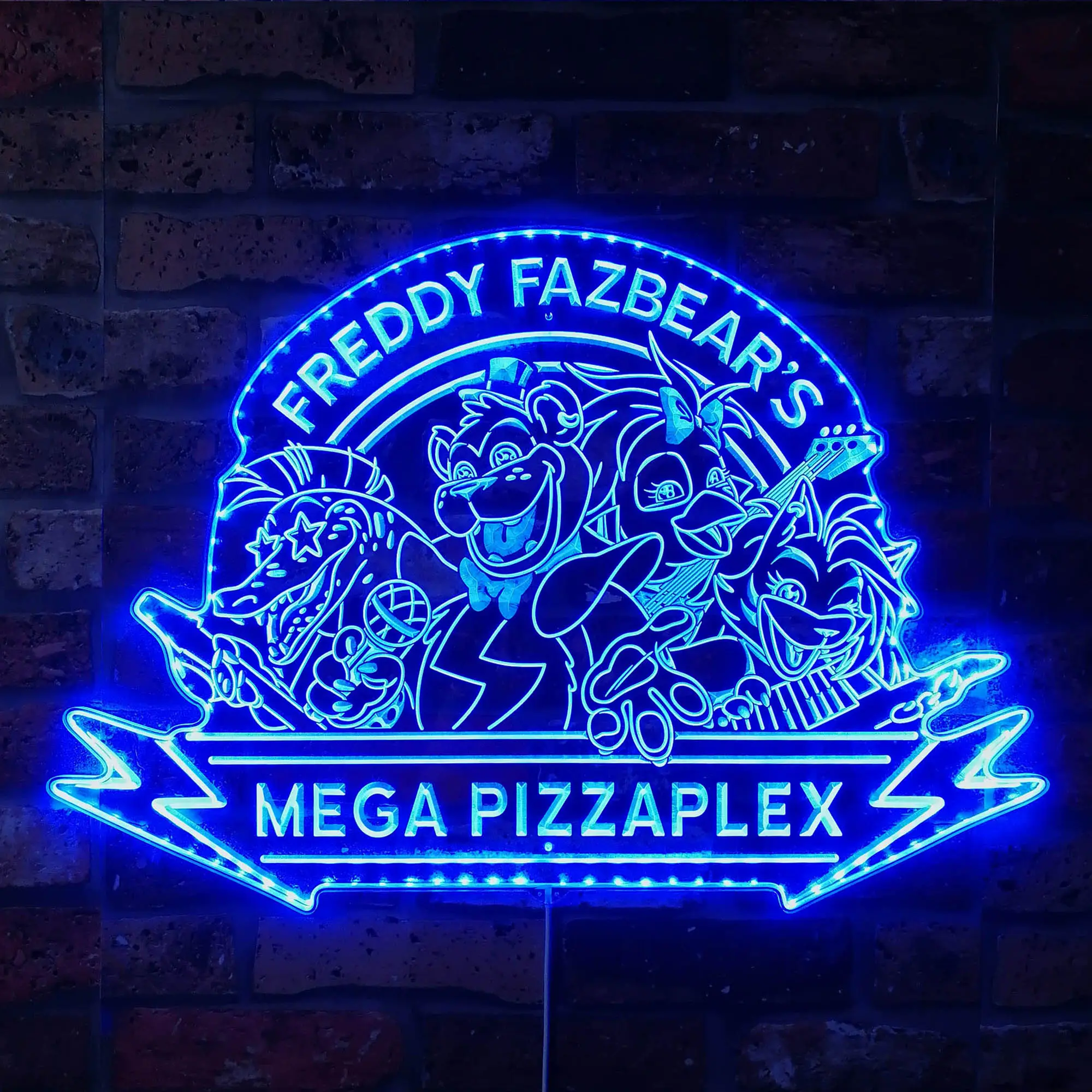Freddy Fazbear Mega Pizzaplex Fazbear's Pizza Dynamic RGB Edge Lit