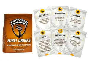 Fore Drinks On Course Golf Game | Fun & Interactive Golf Card Game