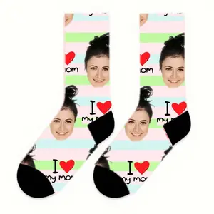Custom Face Socks - Perfect Gift For Mother's Day (TT)