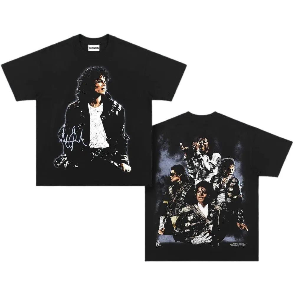 [Sale Up To 50%]MICHAEL JACKSON 8.7 Graphic Tee, Vintage Music Shirt, Pop Fans Shirt, Music Lover Gift Merch For Fans, Unisex Cotton Y2K Hoodie Sweatshirt