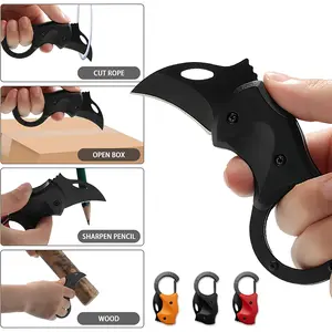 CENPIN Mini Pocket Knife with Carabiner Keychain – Compact Folding Box Cutter EDC Tool, Everyday Carry Gadget for Travel, Indoor & Outdoor Use, Perfect Gift for Men & Women