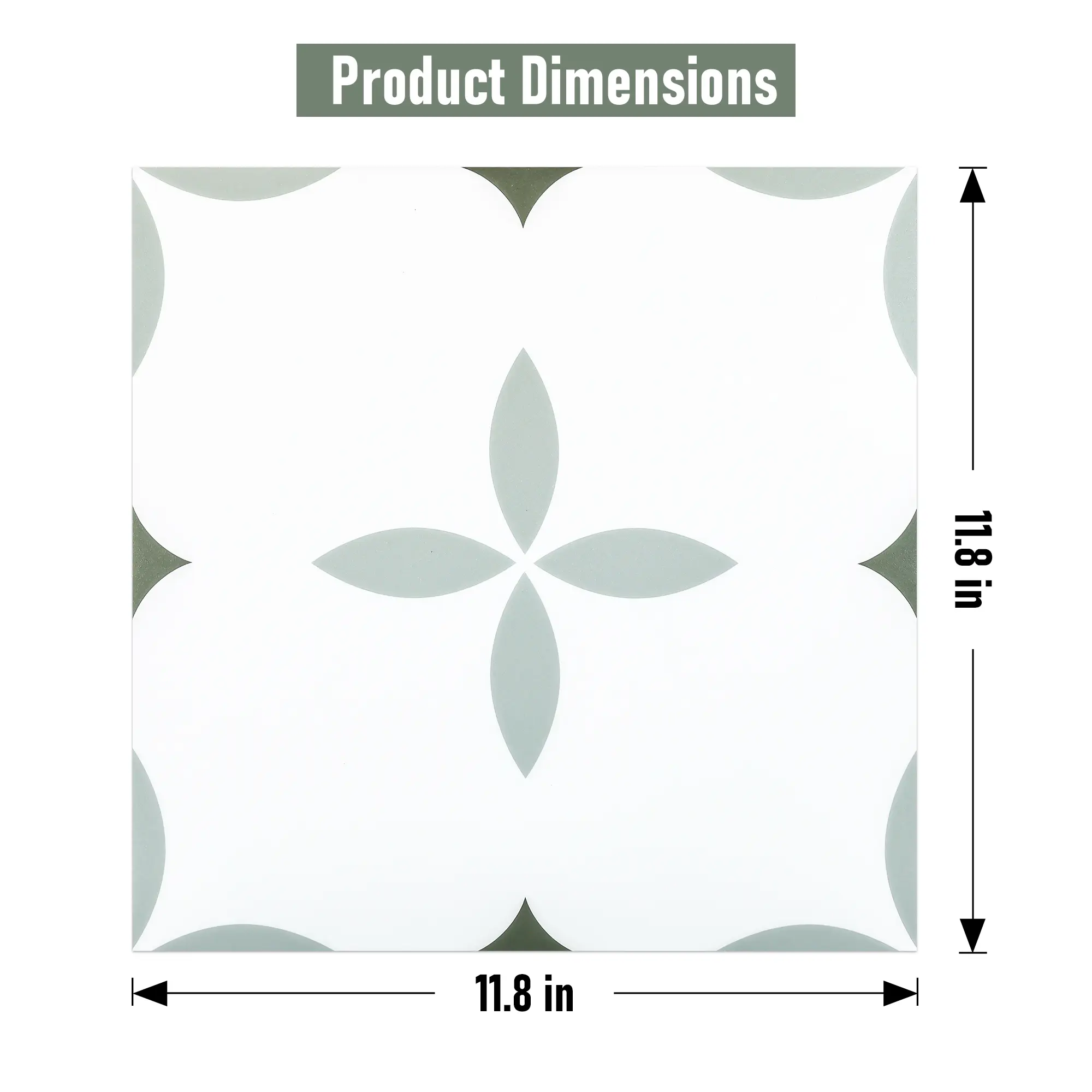 Jeedeson Modern Gray and White Vinyl Peel-and-Stick Wall Tiles - Self-Adhesive, Water-Resistant, Heat-Insulating, Easy-Install, Hassle-Free Transformation, Renter-Friendly for Kitchen, Bedroom Indoor Walls