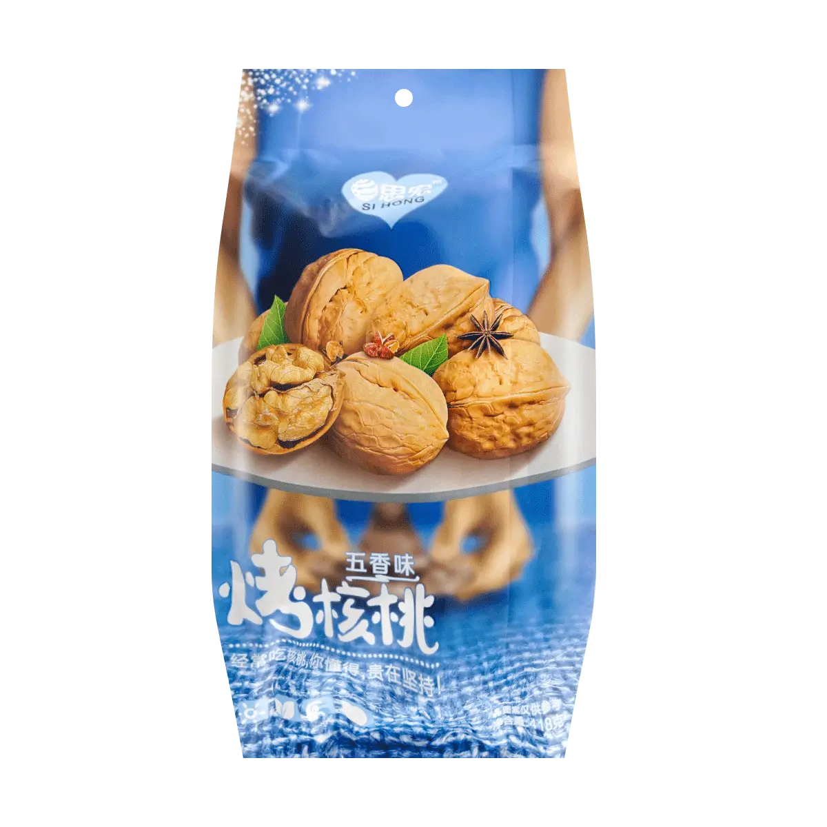 SIHONG Roasted Walnuts, 5-Flavor Seasoned, 418g - Savory Snack Nuts for Healthy Eating SIHONG Roasted Walnuts, 5-Flavor Seasoned, 418g - Savory Snack Nuts for Healthy Eating