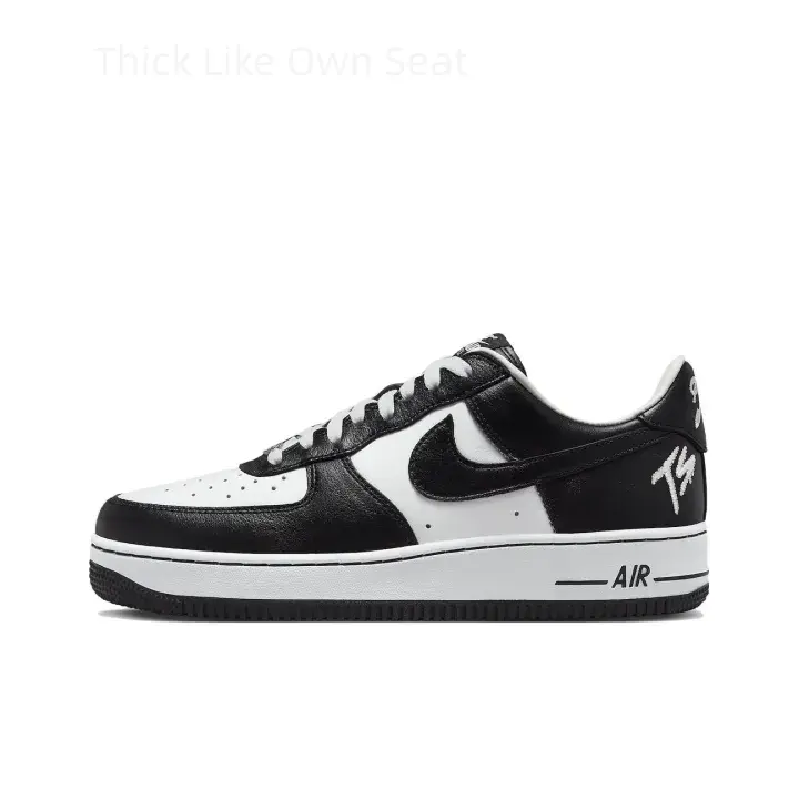 Vintage Hip Hop Low Cut Platform Sneakers Black White Color Block Unisex Street Graffiti Skate Shoes