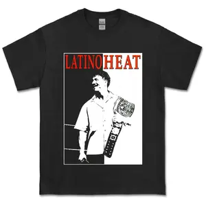 [SALE UP TO 30%] Eddie Guerrero Latino Heat T-Shirt, Vintage WWE Wrestling Graphic Tee, 100% US Cotton, Fan Gift, Design & Printed In The USA
