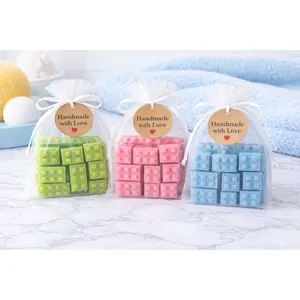 Kid-Friendly Brick Soap Set, Gentle Aroma Goat’s Milk Body Wash, Cleansing Bath & Body Care Cleanser, Bath Gift