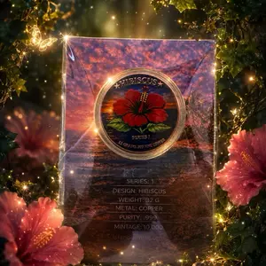 Islander Mint Hibiscus | 32g .999 Copper Round | Limited Collectible