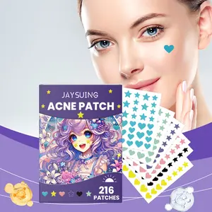 Your Pimples Disappear Under Makeup!  These patches hide + heal simultaneously.Overnight Magic + Morning Confidence!  Wear colorful patches to bed.