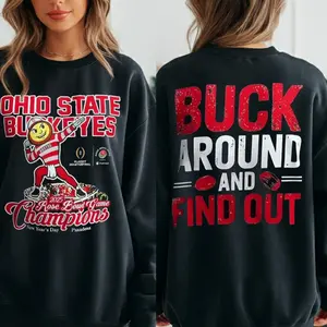 Ohio State University 2025 Rose Bowl Champions Sweatshirt, OSU Buckeye Champs Sweatshirt, College Football Souvenir Tee, Cfb Game Day Sweatshirt, Championship Shirt