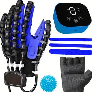 Hand upgraded Rehabilitation Robot Gloves Mobility Finger Training Equipment for Hemiplegia Stroke Cerebral Palsy Patient, Finger Strength Training, Ergonomic Rehabilitation Tool, Healthcare Support Bathroom hand exerciser ideal gift finger exerciser arth