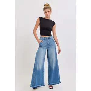 High-Rise Side-Tuck Pants