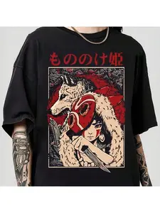 Vintage Princess Mononoke -Shirt,Princess Mononoke Shirt,Mononoke Y2K Vintage Shirt