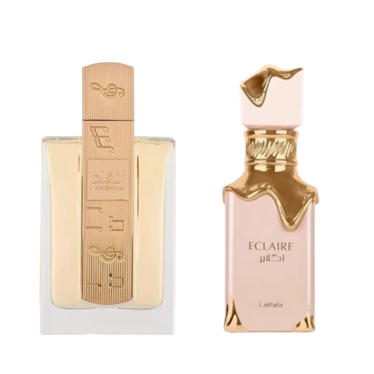 (2pc Bundle Pack) Eclaire + Angham by Lattafa EDP Spray, 3.4oz (2pc Bundle Pack) Eclaire + Angham by Lattafa EDP Spray, 3.4oz