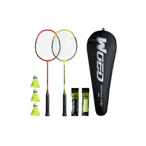 Professional Carbon Fiber Badminton Rackets Racquet for Backyards Gym