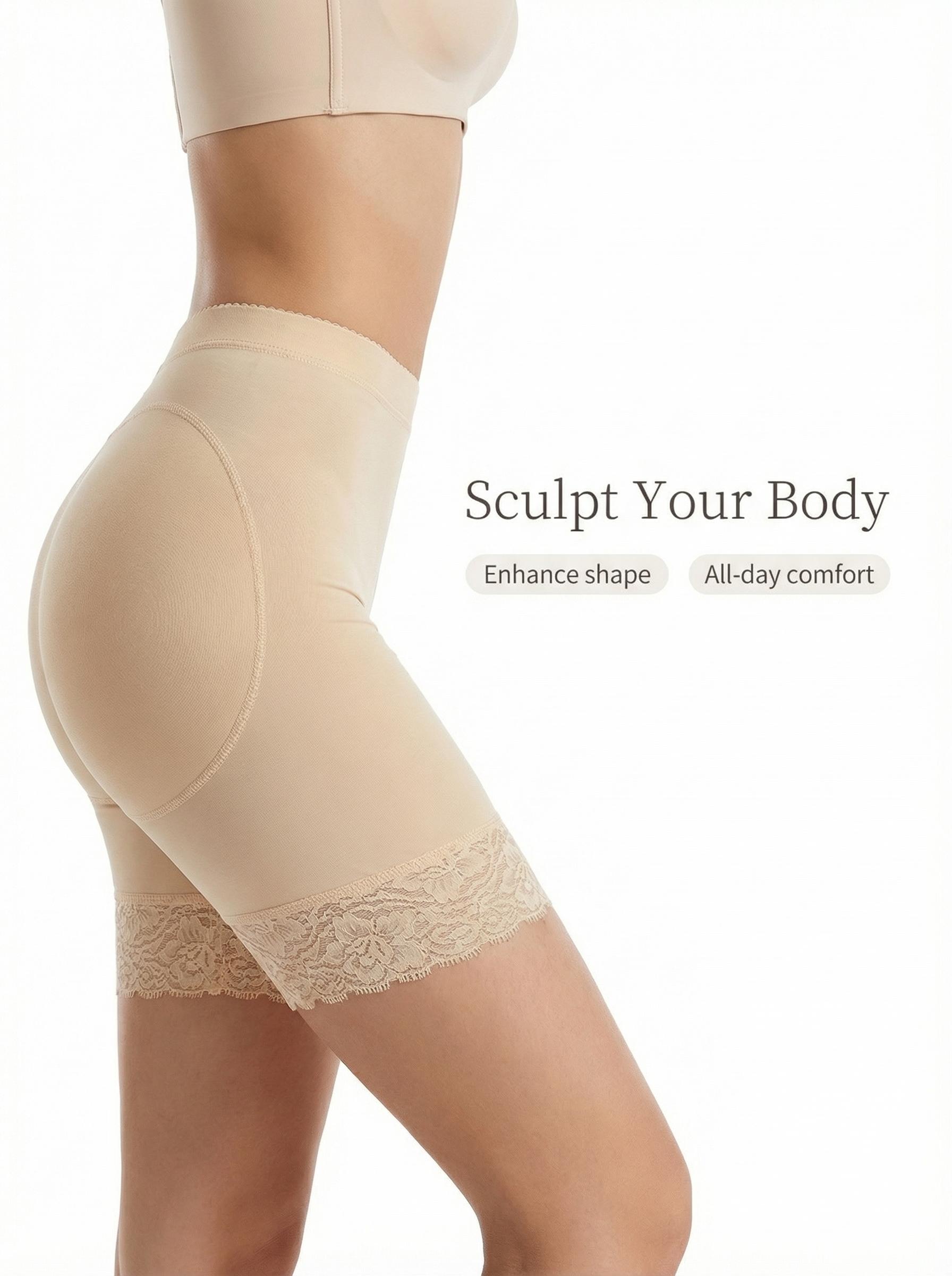The waist-shaping underwear is elastic, breathable, and seamless with a belly control and hip lift design, providing a basic, minimalist, and multi-colored option for women to feel confident in their daily lives