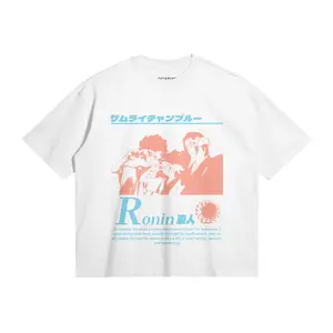 Samurai Champloo Boxy Drop Shoulder Graphic T-Shirt