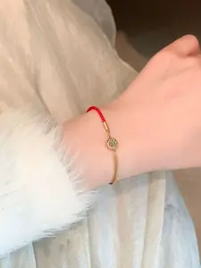 Fortune Rope Bracelet, Chinese New Year Good Luck Couple Bracelets, Friend Bff Gift, Holiday Birthday Present, Casual Style