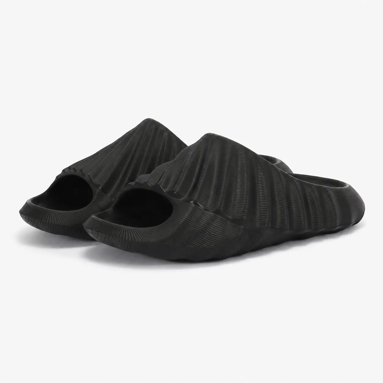 Cloud Slides for Women and Men, Thick Sole Non-Slip Pillow Slippers, Home Bathroom Daily Wear, Fashion Wavy Foam Sandals, Indoor Outdoor Shower Shoes
