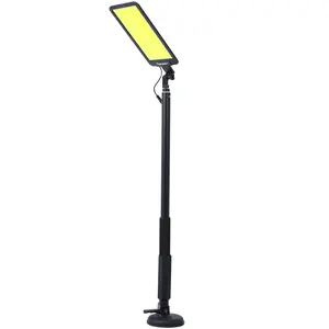 Hardware LED Camping Light, 12V 10000 Lumen Super Bright Portable Outdoor Lights with Telescoping Pole Suction Cup Magnetic Base, Flood Lamp for Outdoors Camp, Fishing, Picnic, BBQ, Power Failure