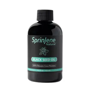 SprinJene Natural® 100% Organic Cold-Pressed Black Seed Oil